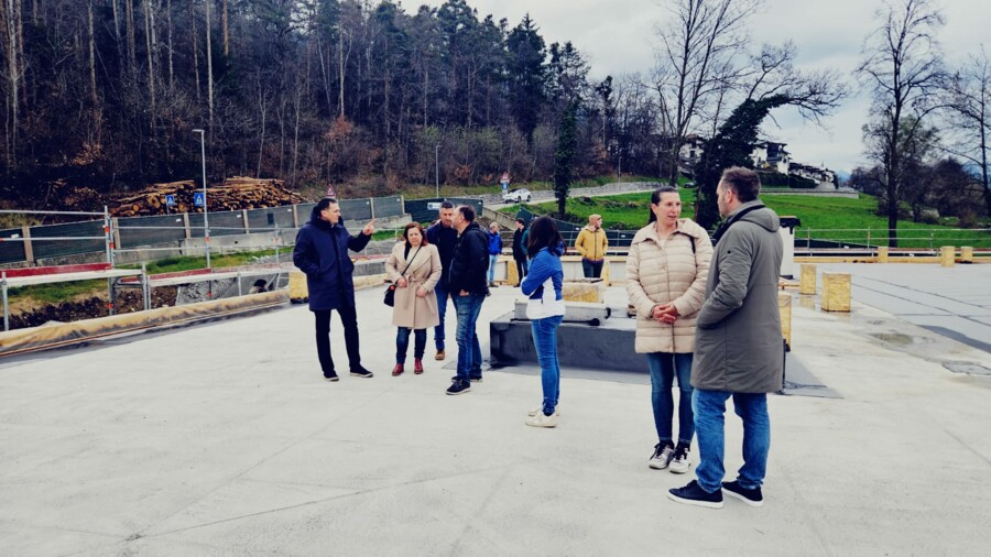 Zona Sportiva di Monteponente: completato il grezzo del nuovo edificio polivalente 