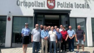 Ringraziamento ai Nonni Vigili del Comune di Bressanone