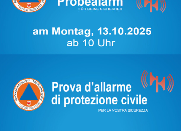 Landesweiter Zivilschutz-Probealarm – 13. Oktober 2025