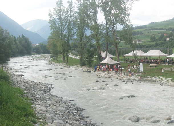 Flussfeier in Brixen