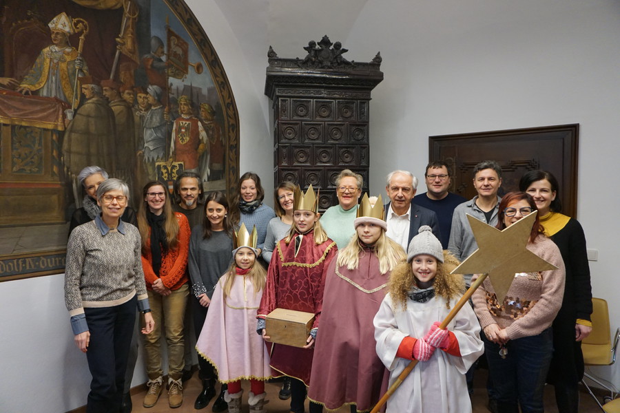 Sternsinger im Rathaus