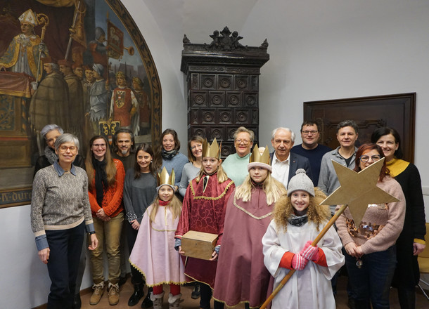 Sternsinger im Rathaus