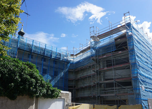 Firstfeier für die neue Bibliothek