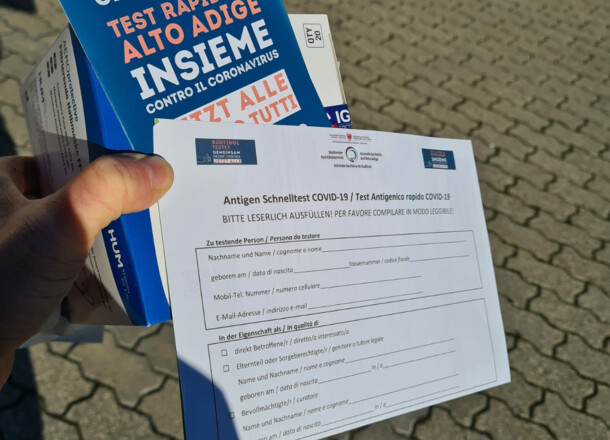 Südtirol testet – Gemeinsam gegen Corona - Ablauf der landeweiten Testkampagne in der Gemeinde Brixen 