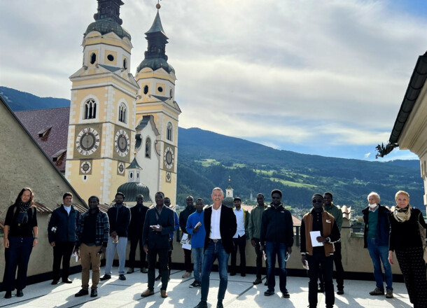 Theologische Studenten zu Besuch im Rathaus