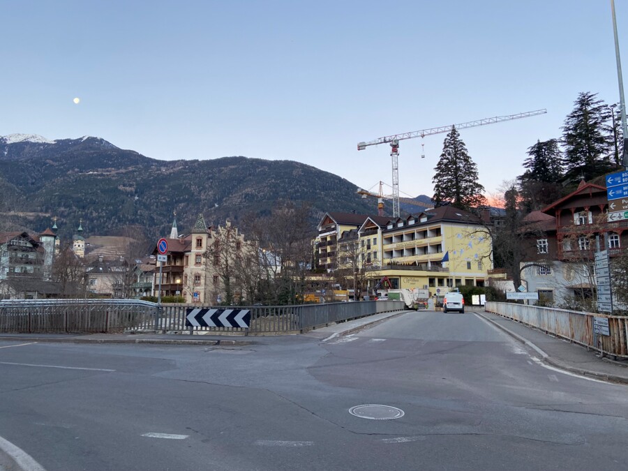 Bressanone - Chiusura del ponte Terzo di Sotto