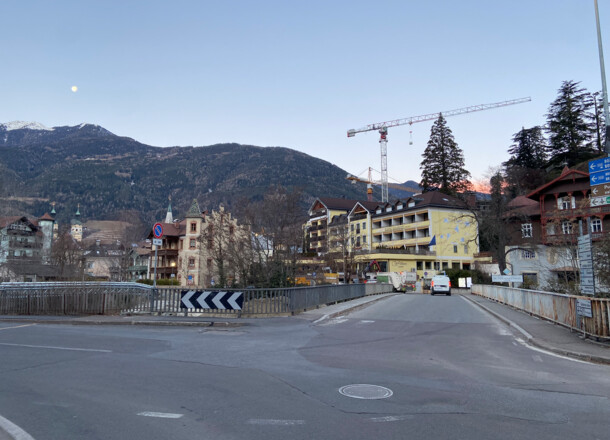 Brixen - Sperre der Unterdrittelbrücke