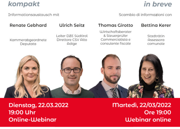 Webinar: Neuerungen für das Ehrenamt