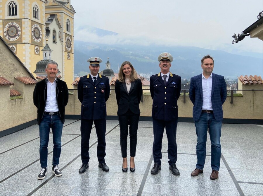 Gernot Wieland verabschiedet sich von der Ortspolizei in Brixen