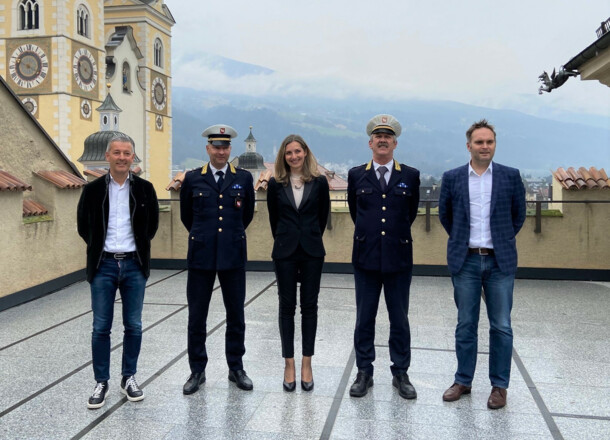 Gernot Wieland verabschiedet sich von der Ortspolizei in Brixen