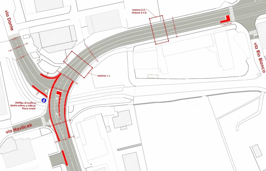 Nuova corsia ciclabile a Bressanone - viene attuata la prima misura del PUMS