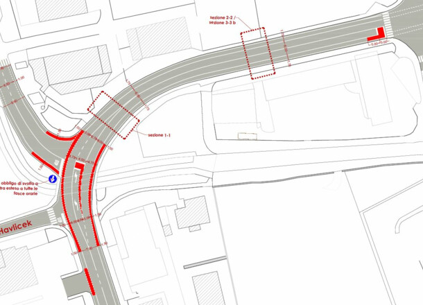 Nuova corsia ciclabile a Bressanone - viene attuata la prima misura del PUMS