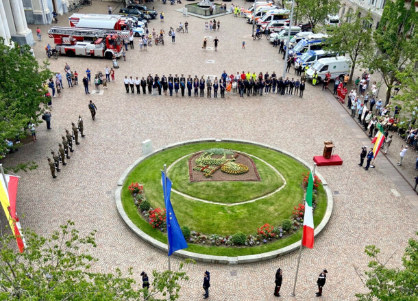 Fest der Republik auf dem Domplatz in Brixen 