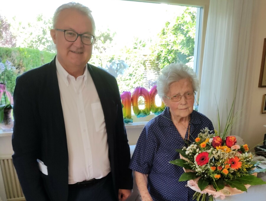 Irma Percara feiert 100. Geburtstag