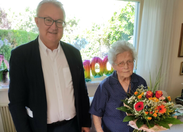 Irma Percara feiert 100. Geburtstag