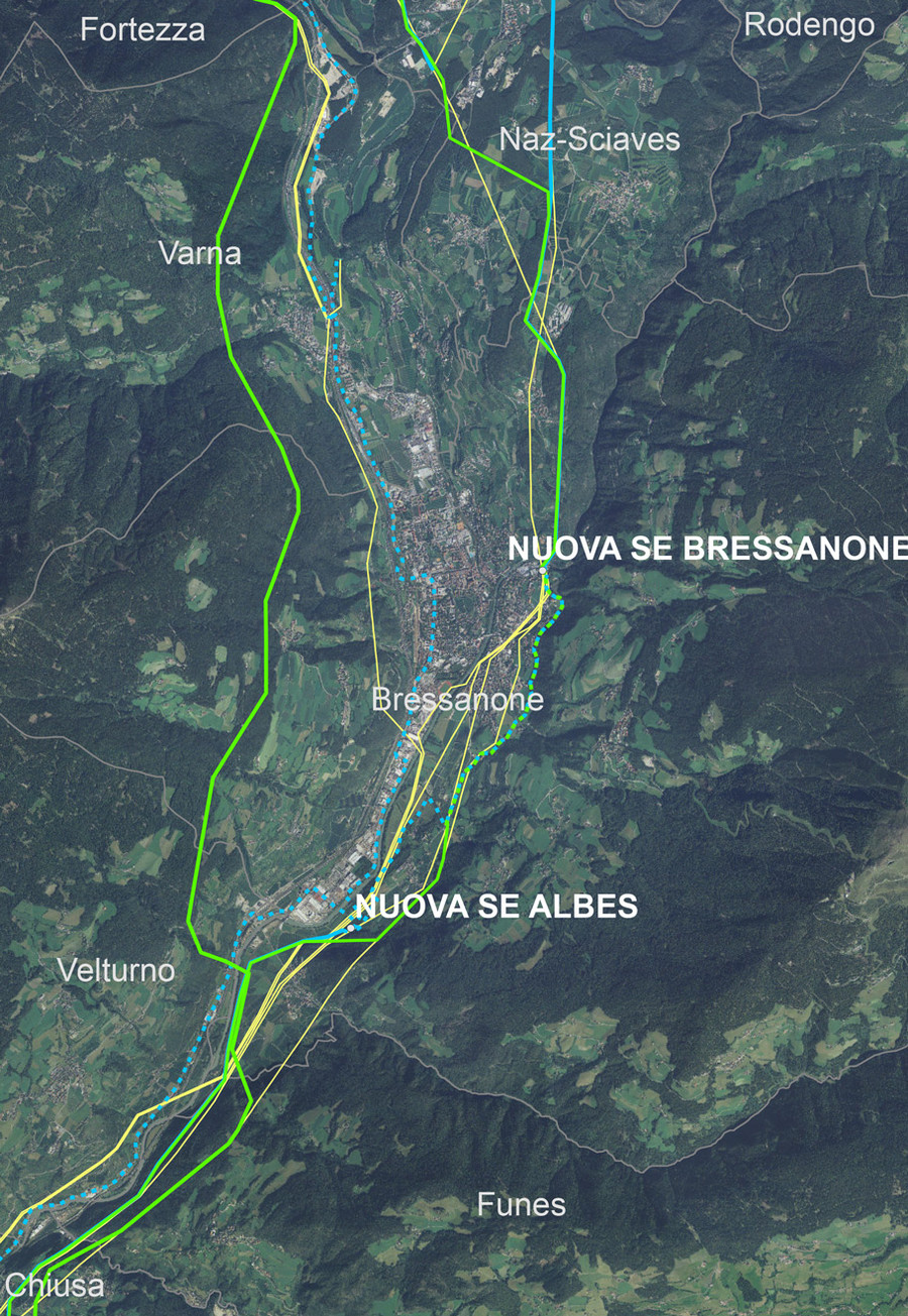 Lo spostamento delle linee dell’alta tensione si fa concreto - Nessuna ulteriore osservazione o proposta presentata dai cittadini di Bressanone 
