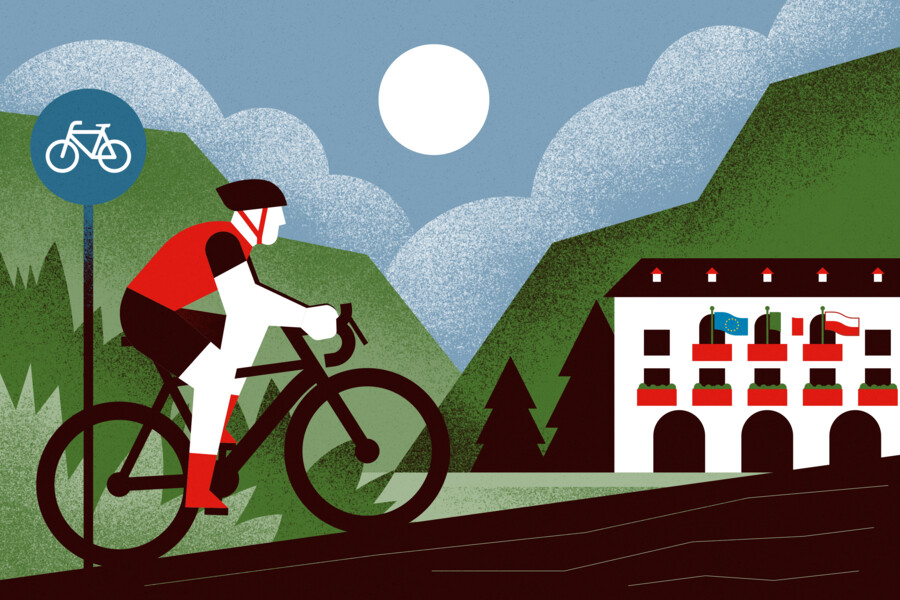 Rund ums Rad - Tour of the Alps 2022 in Südtirol