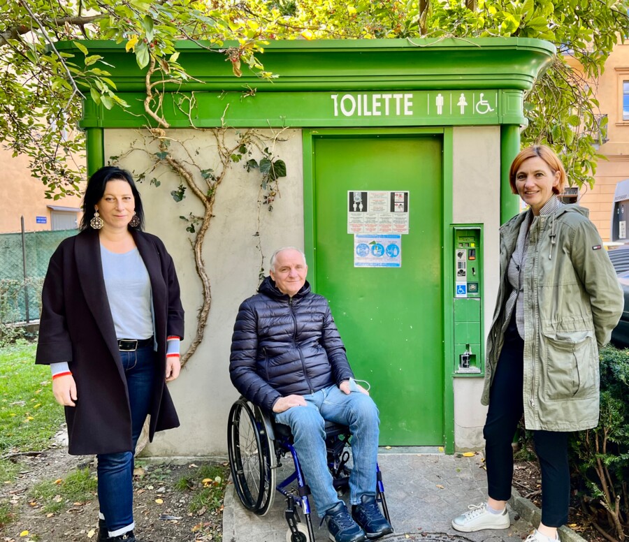 Mit dem Euroschlüssel Zugang zu behindertengerechten Toiletten