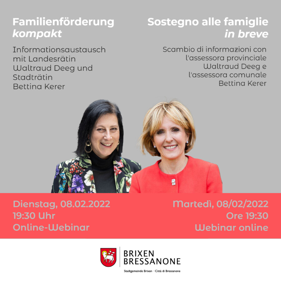 Webinar zu möglichen Familienförderungen