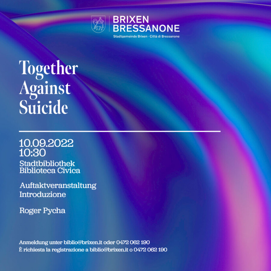 Together Against Suicide - Evento di introduzione