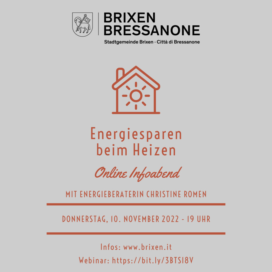 Online-Infoabend zum Thema “Energiesparen beim Heizen”