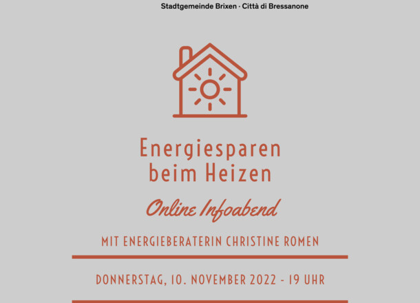 Online-Infoabend zum Thema “Energiesparen beim Heizen”