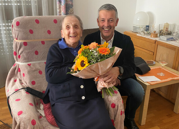 Wilhelmine Schranzhofer feiert 100. Geburtstag 